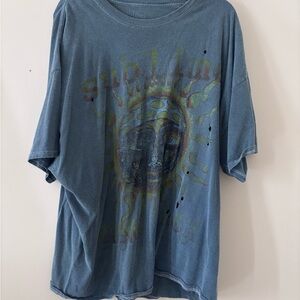 Blue SUBLIME Graphic Men's Shirt